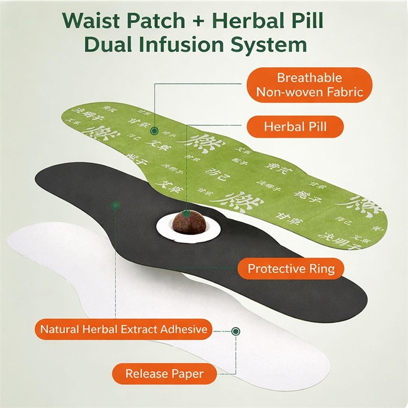 Japanese Herbal Balance Patch, Plant-Based Ingredients, Comfortable Adhesi HOT