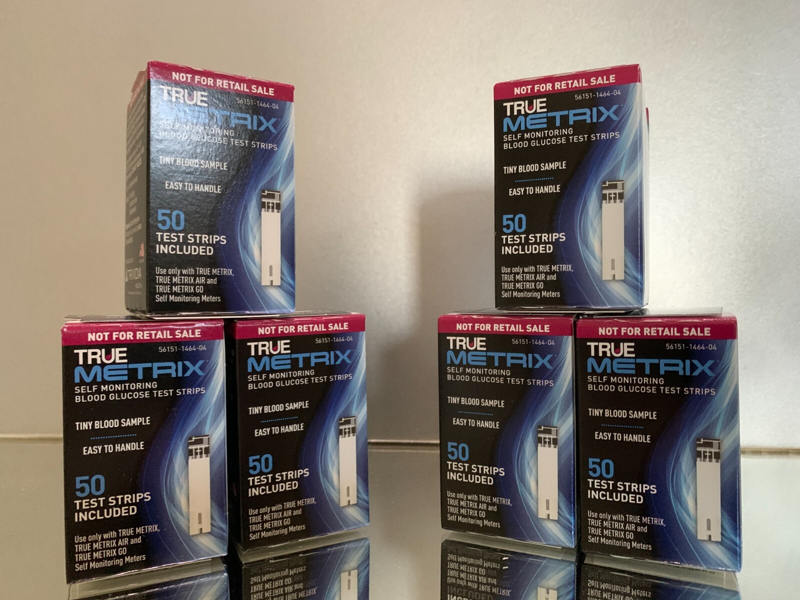 True Metrix Blood Glucose Test Strips 300 CT (6 BOXES) EXP 04/2026 FREE SHIPPING