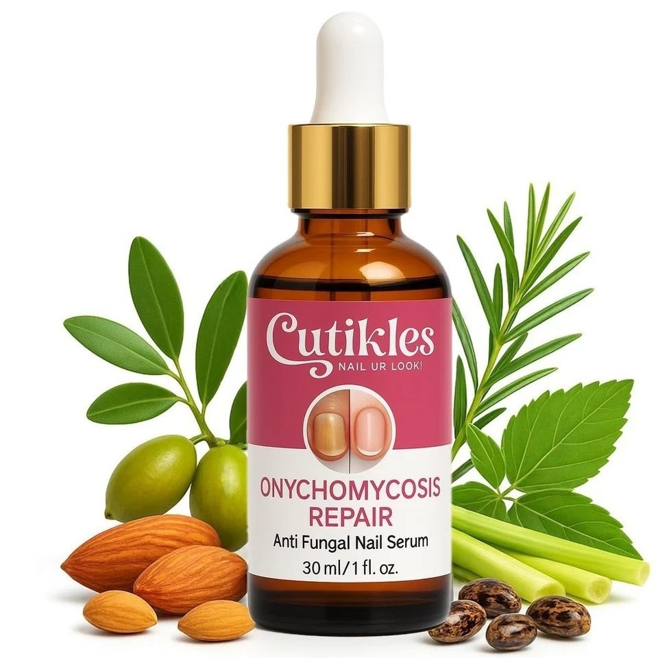 CUTIKLES Anti-Fungal Nail Repair Serum for Healthy Nails Nourishes Nails 30ml X2