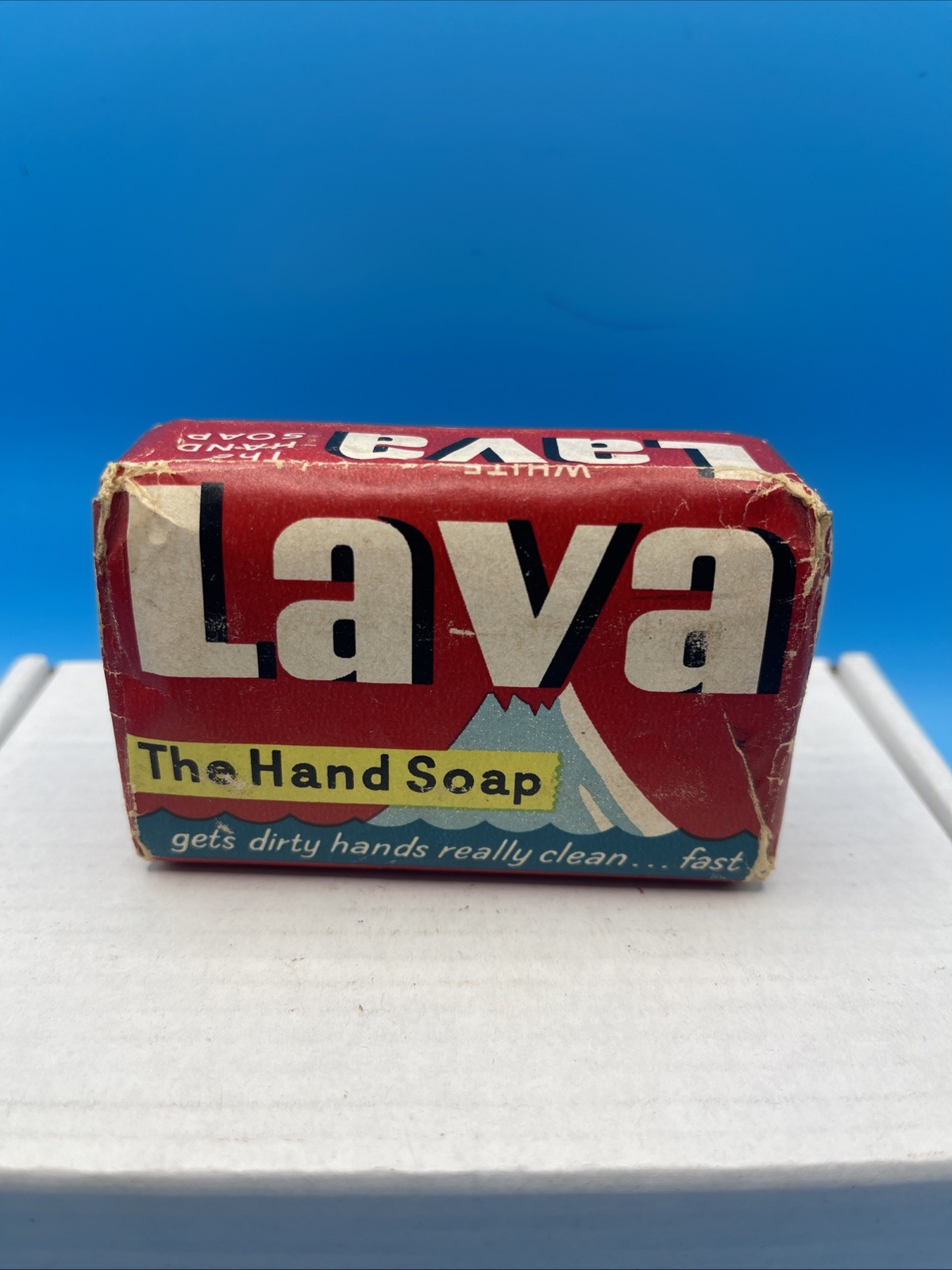 Rare Vintage LAVA Bar Hand Soap Procter Gamble Creamy White