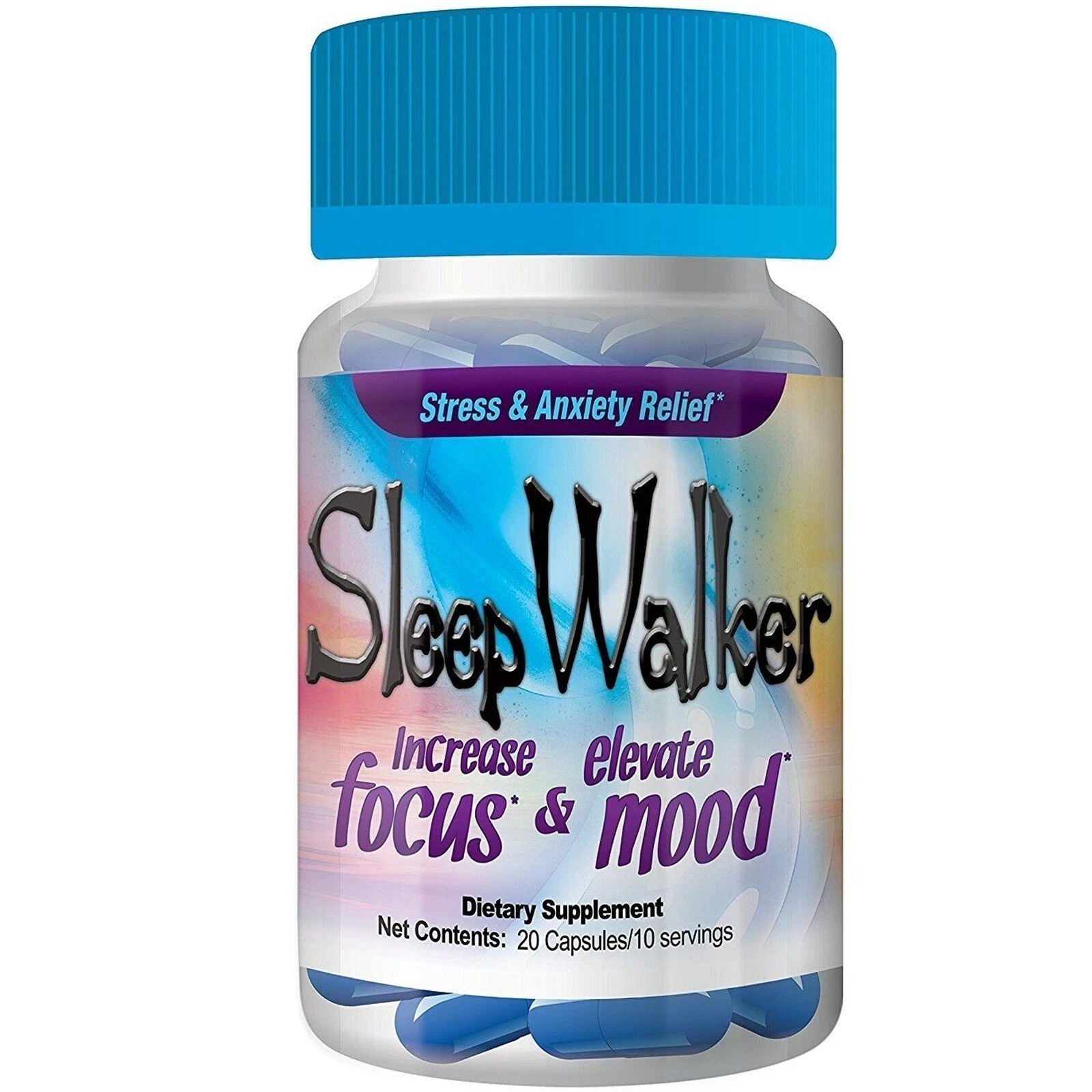 Sleepwalker 20ct Caps Focus Increase Mood Enhancer