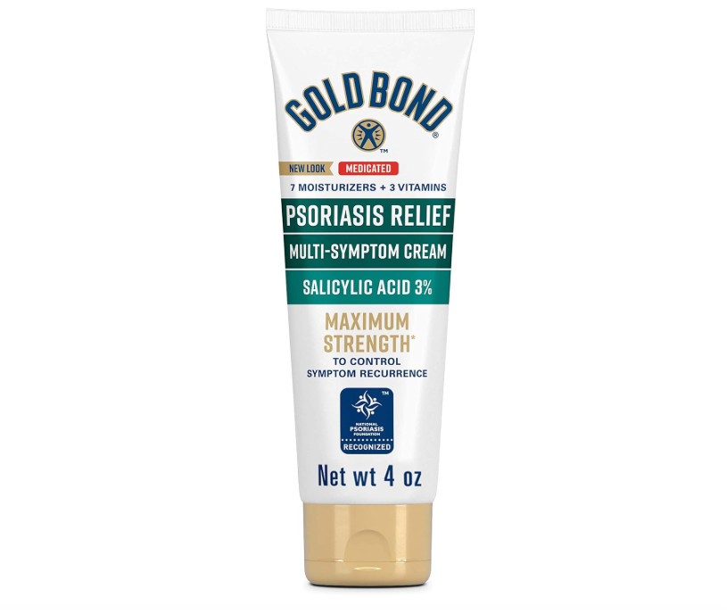 Gold Bond Multi-Symptom Psoriasis Relief Cream 4oz, Irritated, Itchy Skin Relief