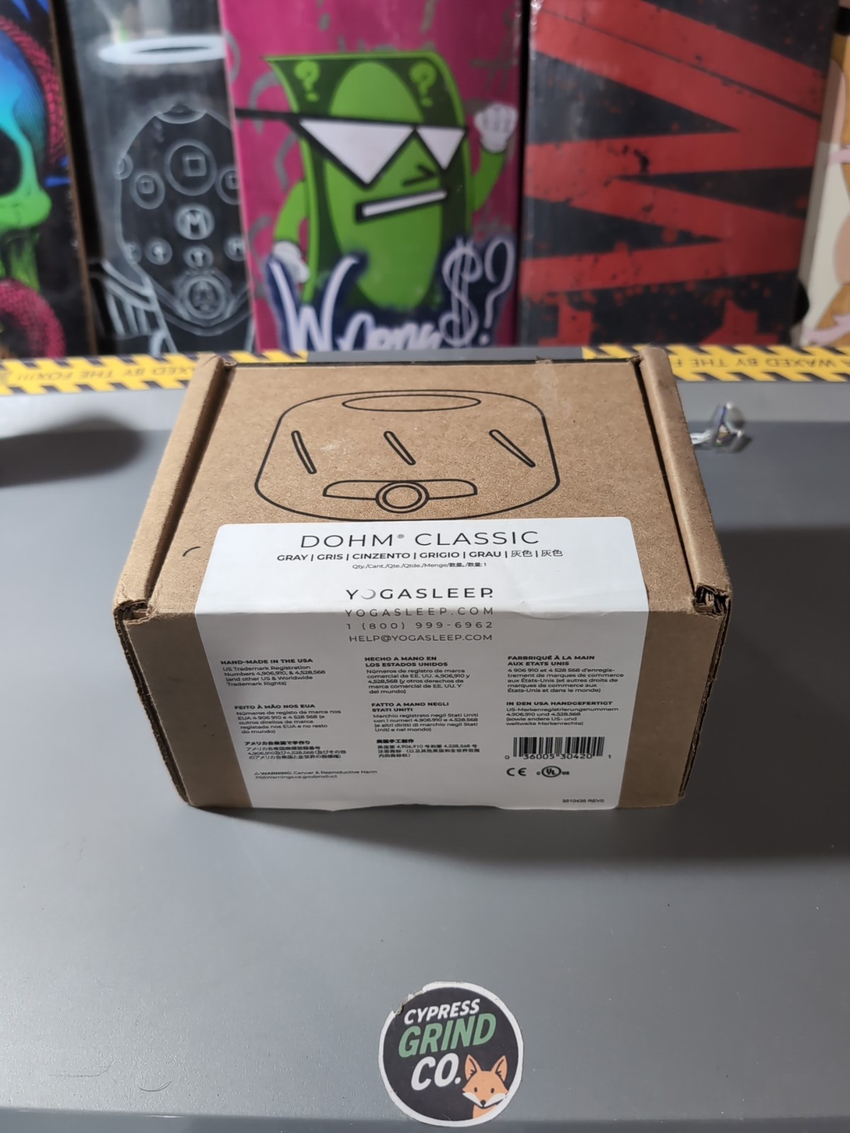 Yogasleep Dohm Classic (Gray) White Noise Machine (Cosmetic Defect)