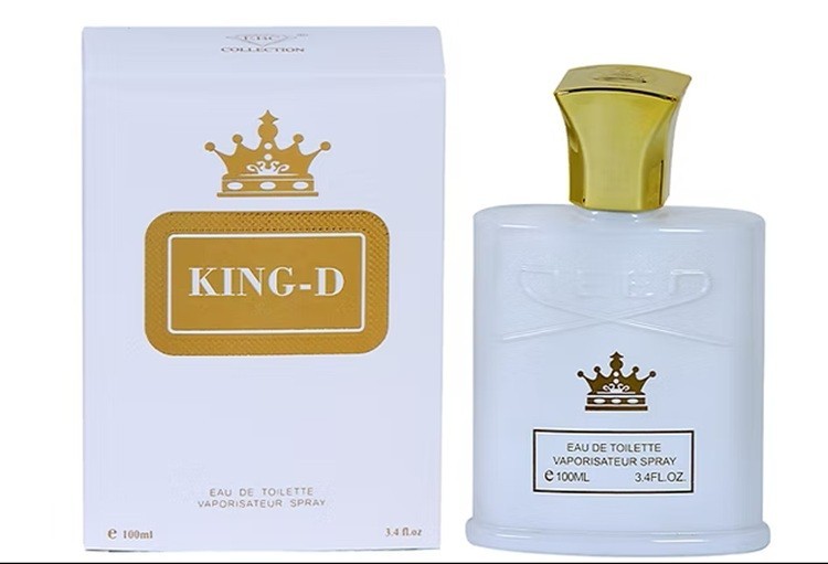 KING-D WHITE men’s designer 3.4 oz EDP cologne spray by EBC Collection