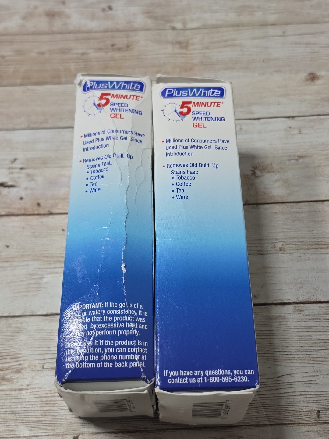 Plus White 5 Minute Premier Speed Whitening Gel Fast Gentle Enamel Lot Of 2