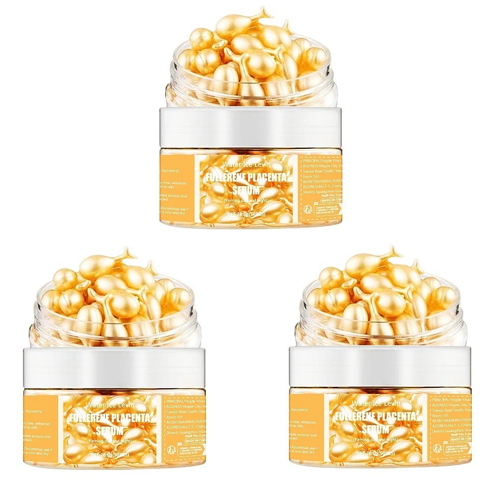 50Pcs Collagen Face Care Capsules Serum Spot Acne Wrinkle Remover Firming Whiten
