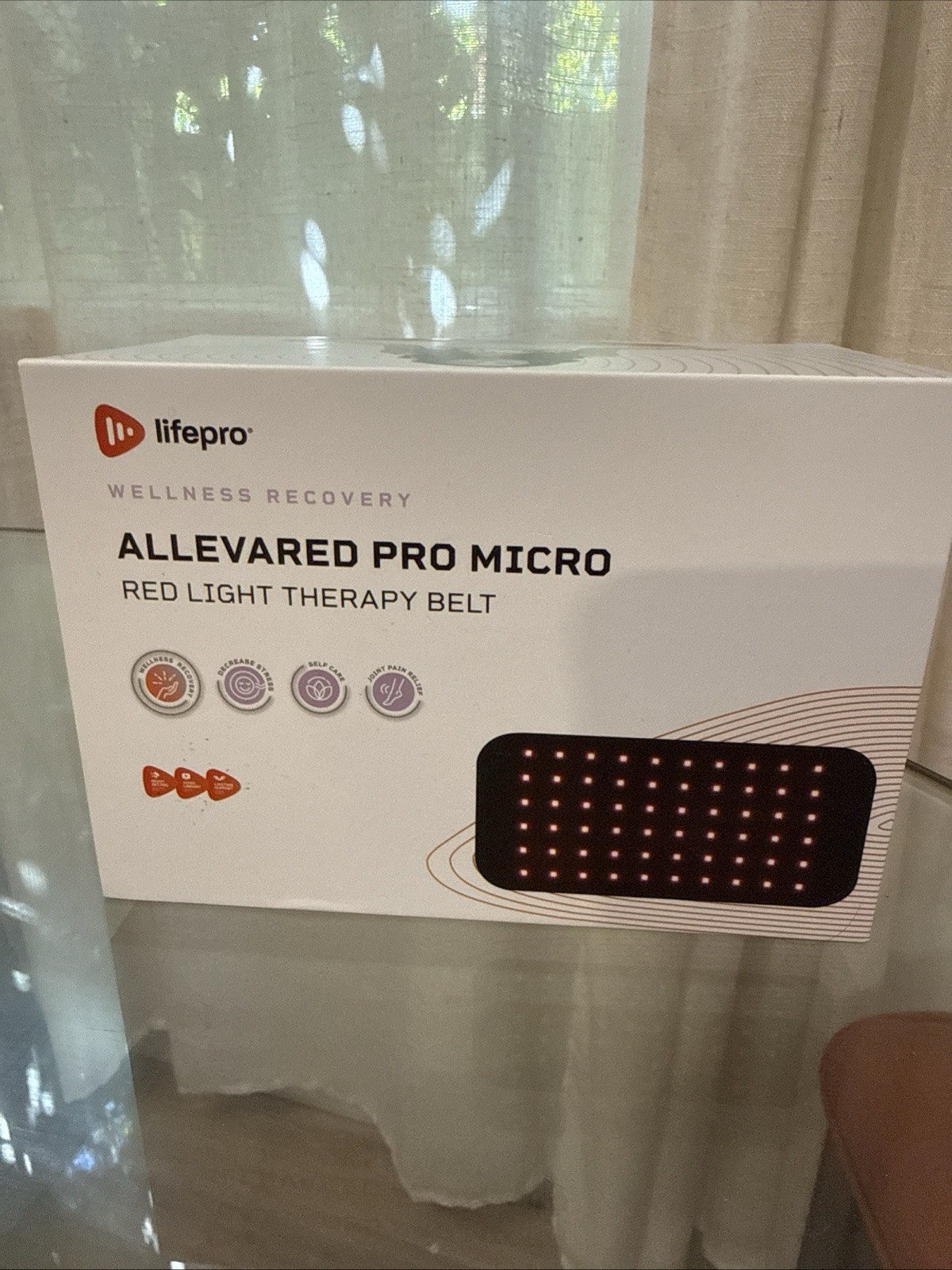 LifePro Allevared Pro Micro Red Light Therapy Belt