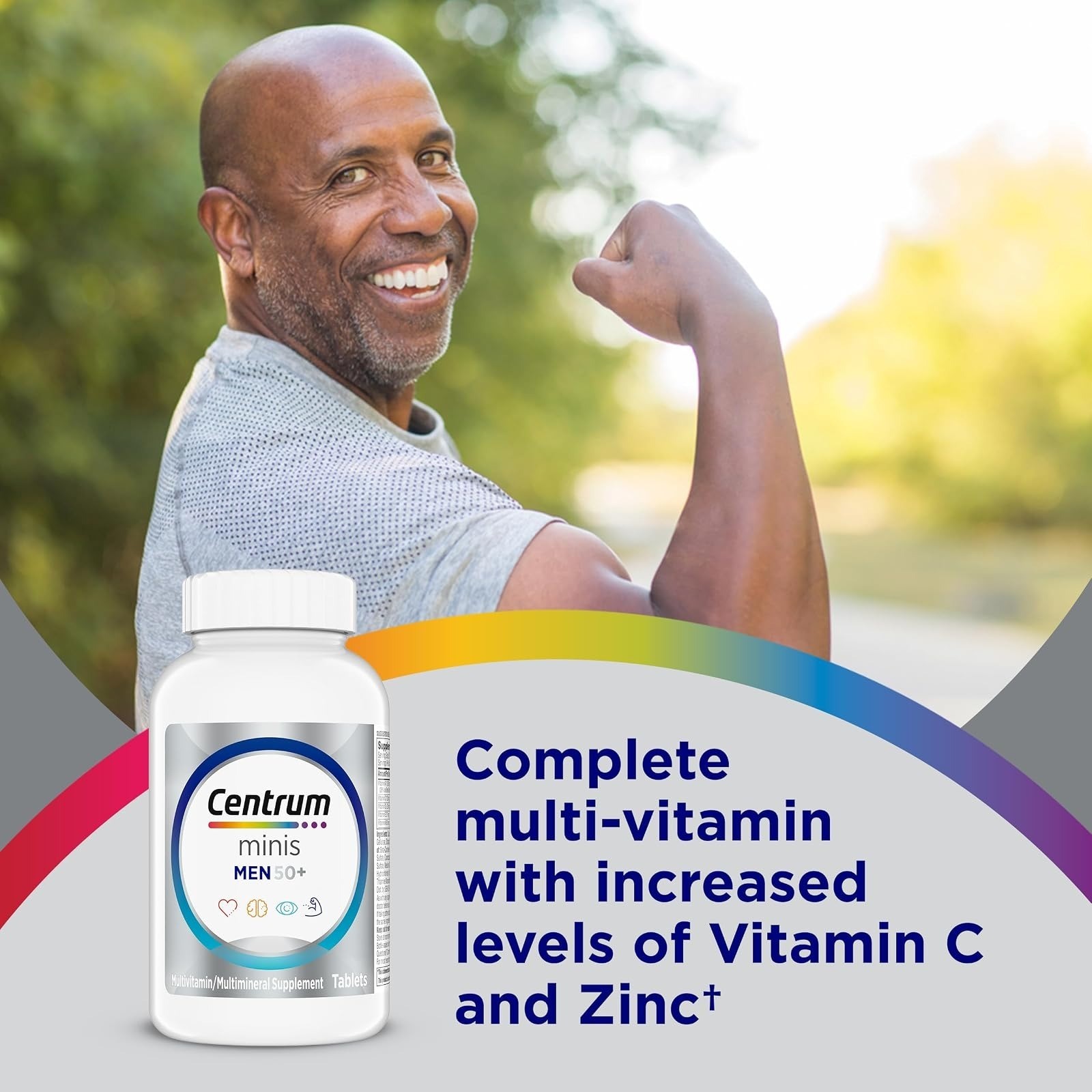 Centrum Minis Silver Multivitamin for Men 50 Plus – 280 Tablets
