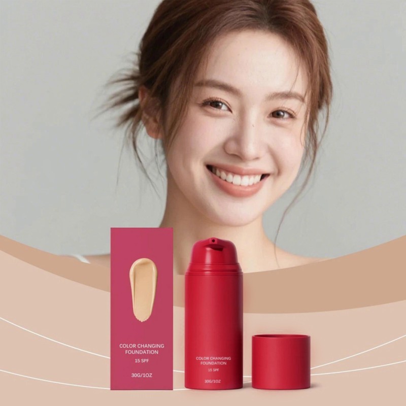 Smooche Foundation Korean, Smooche Color Changing Foundation, For All Skin Types