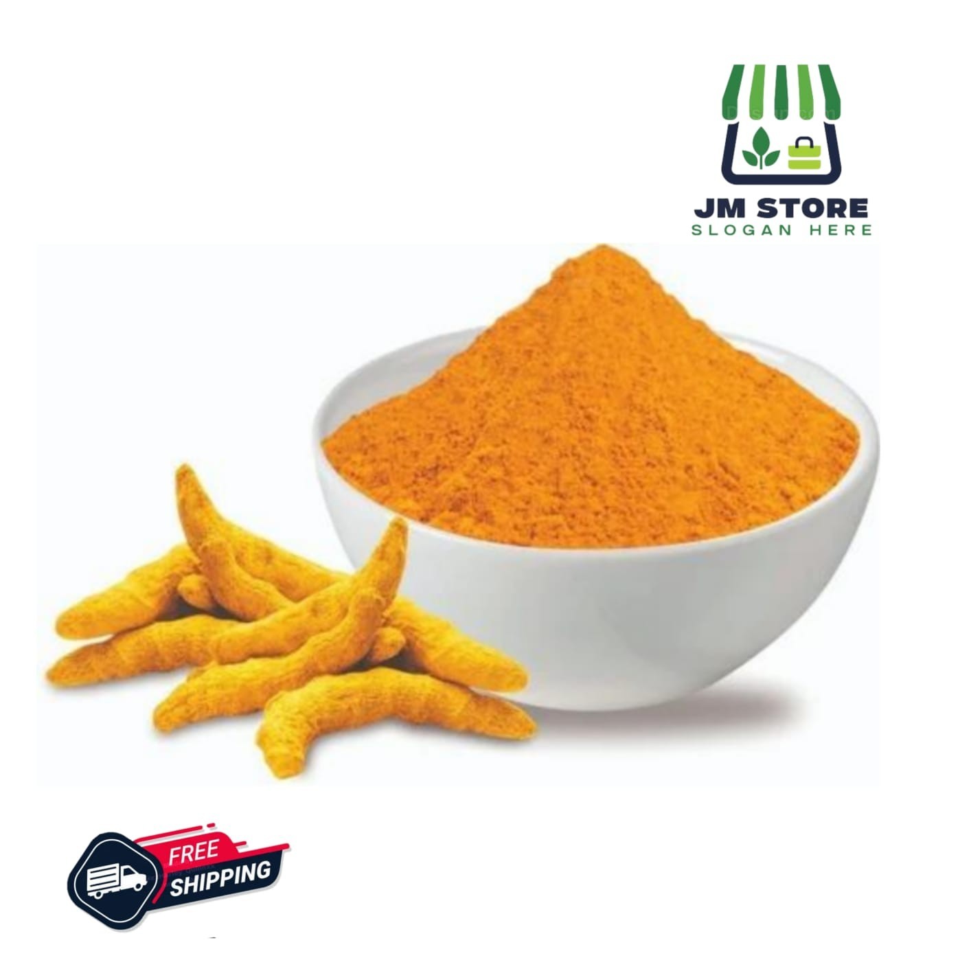 Organic Turmeric Root Powder Natural Curcuma Longa Fine Ground Spice