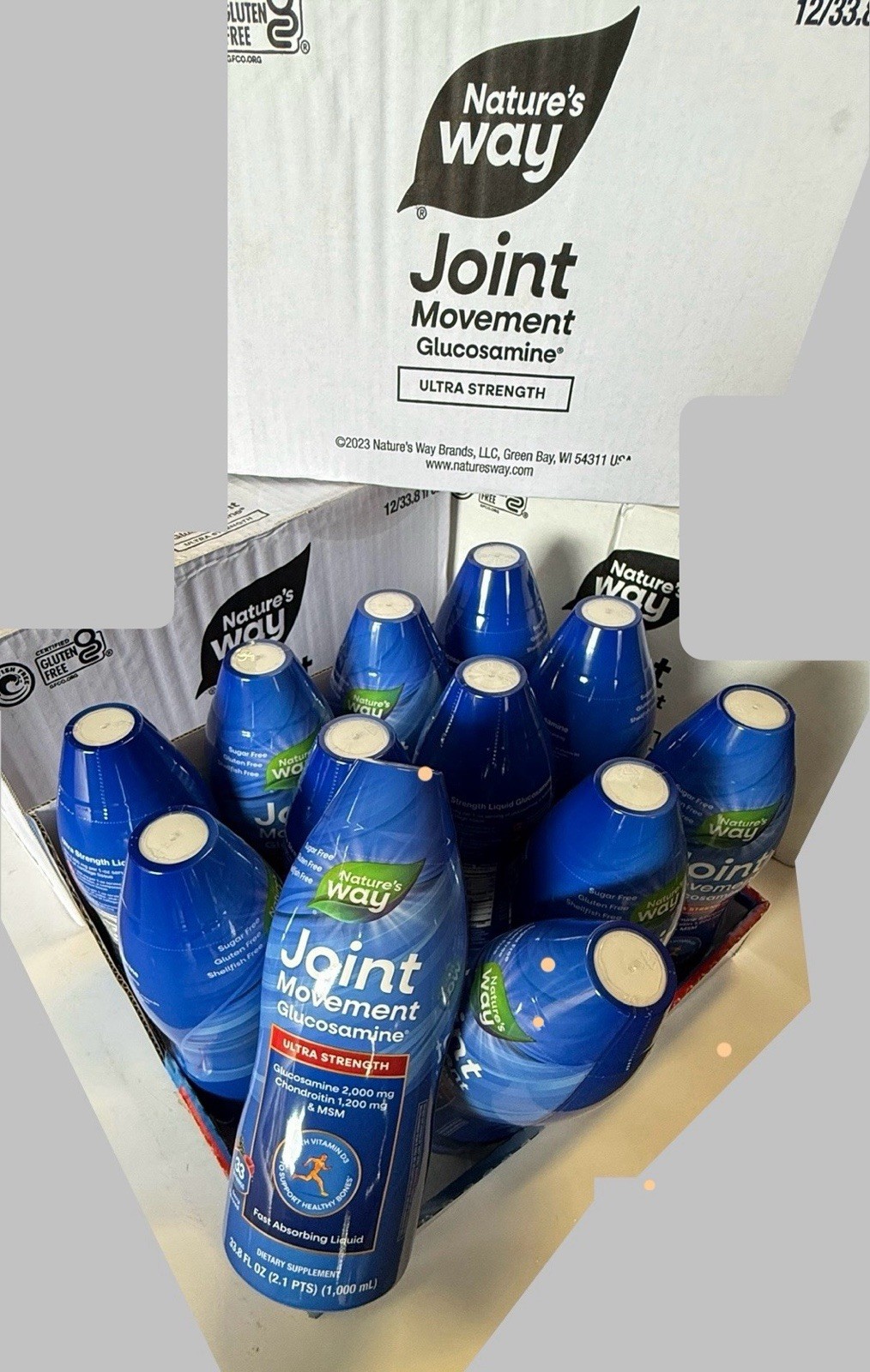 Nature’s Way joint movement case of 12 33.8 Fluid Ounce lucosamine