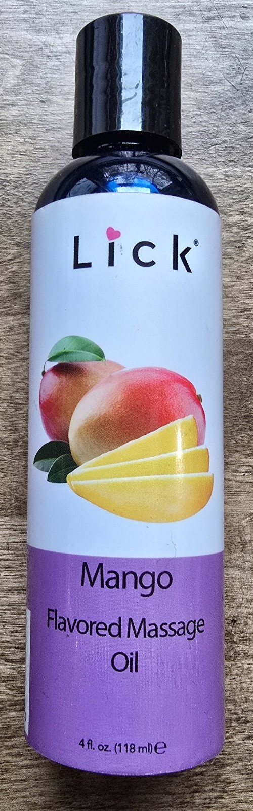 Mango Flavored Massage Oil for Couples – Edible 4 Fl Oz (Pack of 1)
