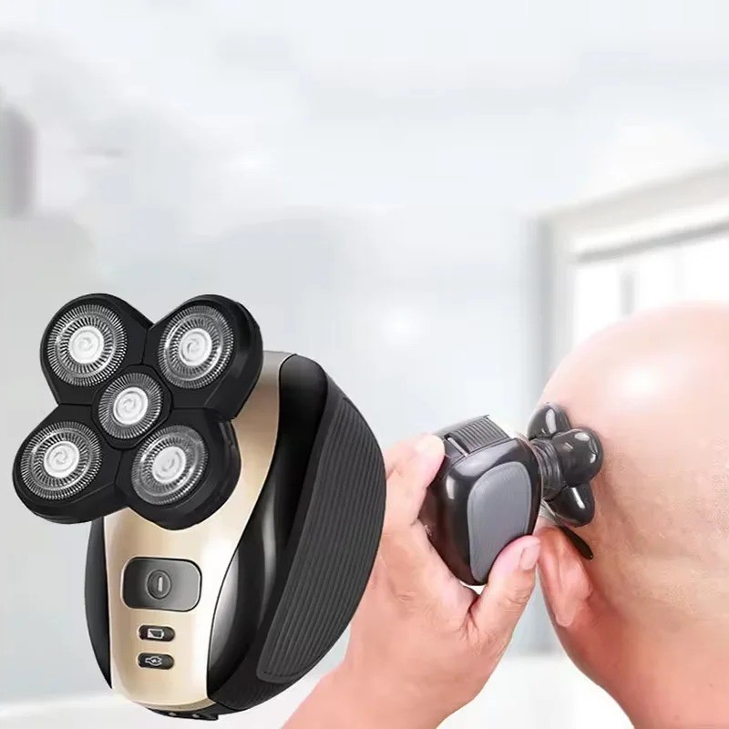 Rotary Electric Shaver 4D Rechargeable Bald Head Hair Beard Trimmer Razor