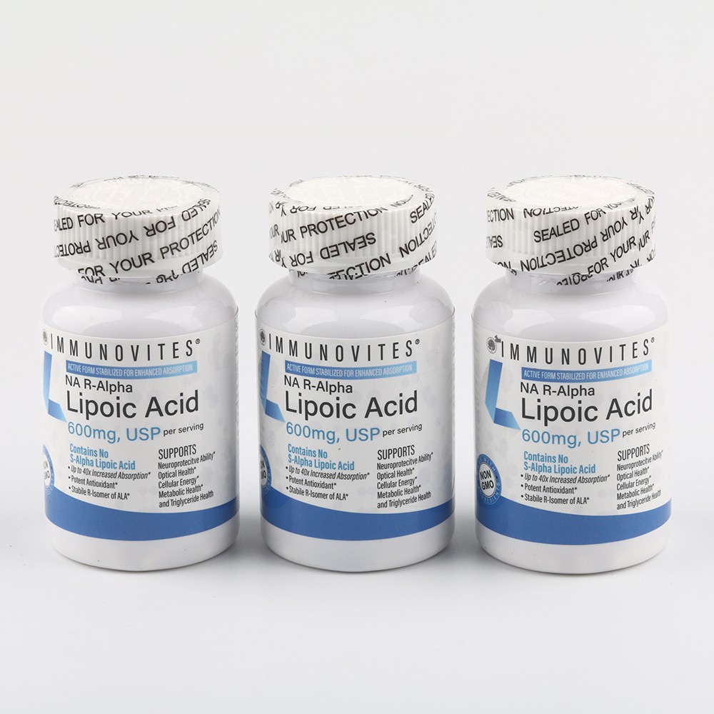 IMMUNOVITES R-Alpha Stabilized Lipoic Acid ((True)) 600mg per Serving ,EXP5/2027