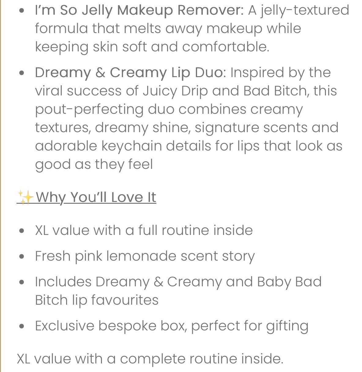 P. Louise. What A Treat Pink Lemonade Bundle Not Available In US. UK EXCLUSIVE