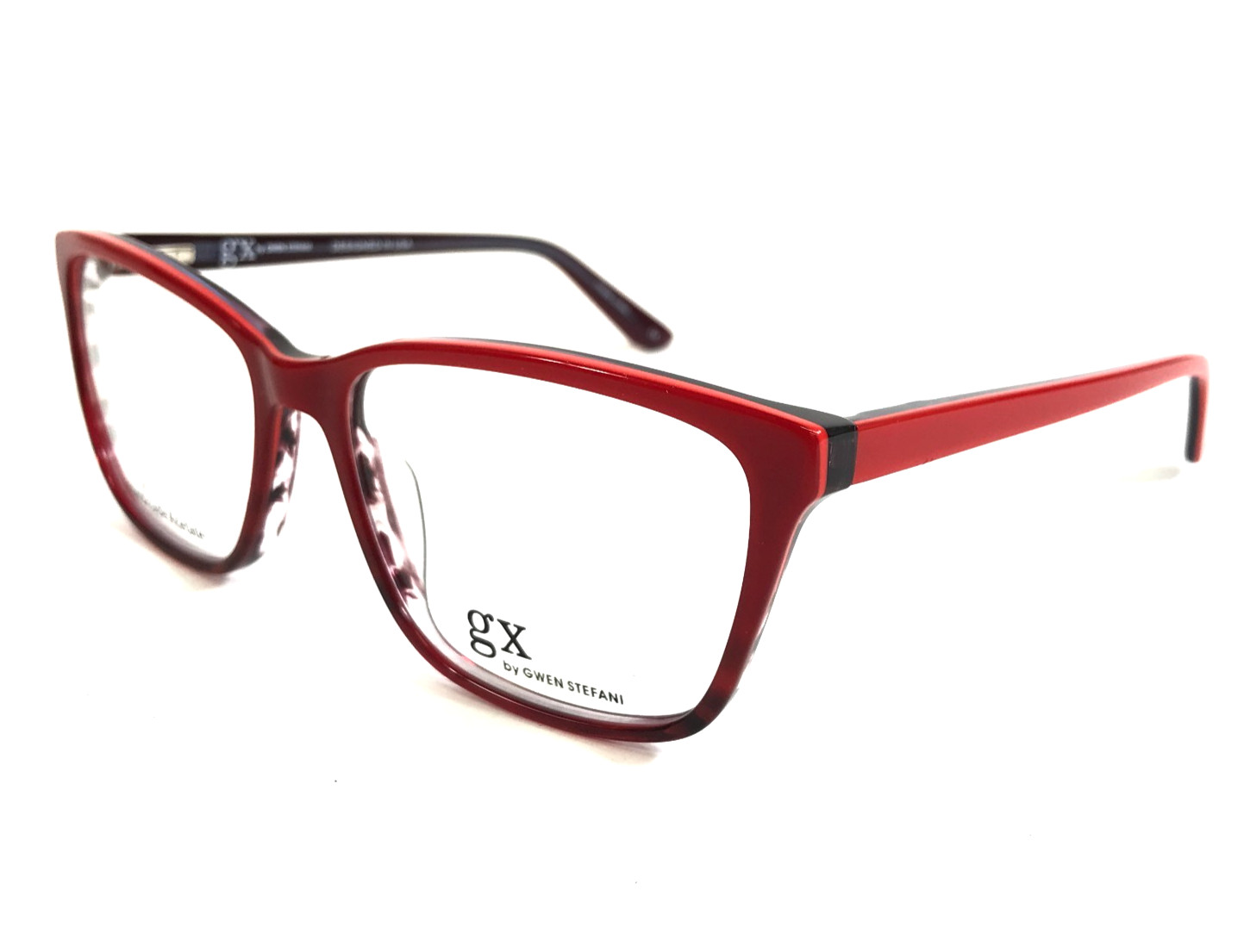 GX by Gwen Stefani Eyeglasses Frames GX069 RED Cat Eye Full Rim 55-16-135