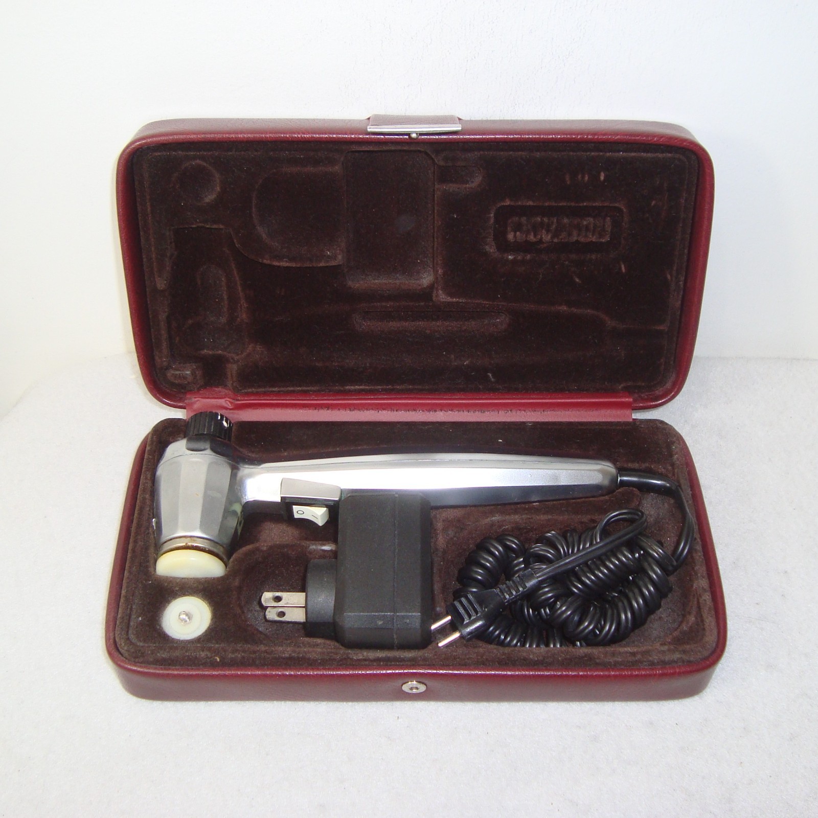 Novafon Handheld Vibration Massager Double Head with Case GERMANY Tested Works