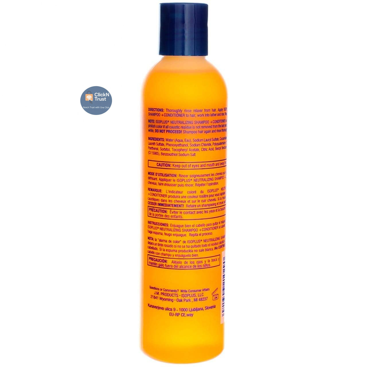 Isoplus Neutralizing Shampoo and Conditioner, 8 fl oz 8 Fl Oz (Pack of 1)