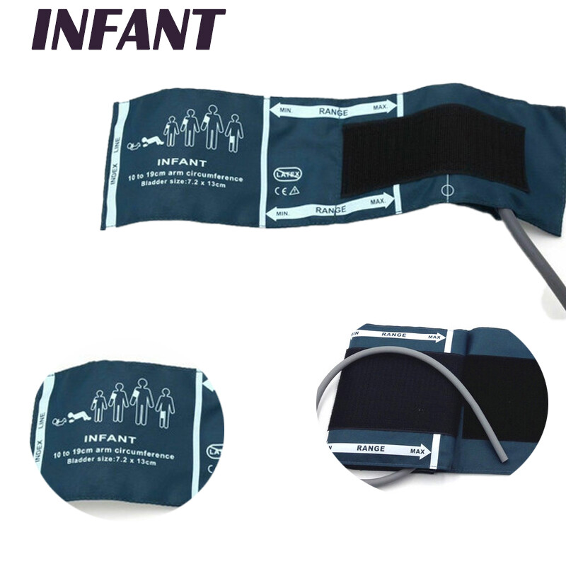 Infant Reusable NIBP Cuff Blood Pressure Patient Monitor Cuff Single tube Cuff