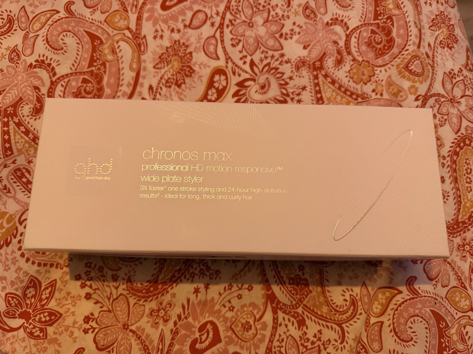 GHD Chronos Professional HD Motion-Responsive Styler S8M261 White New