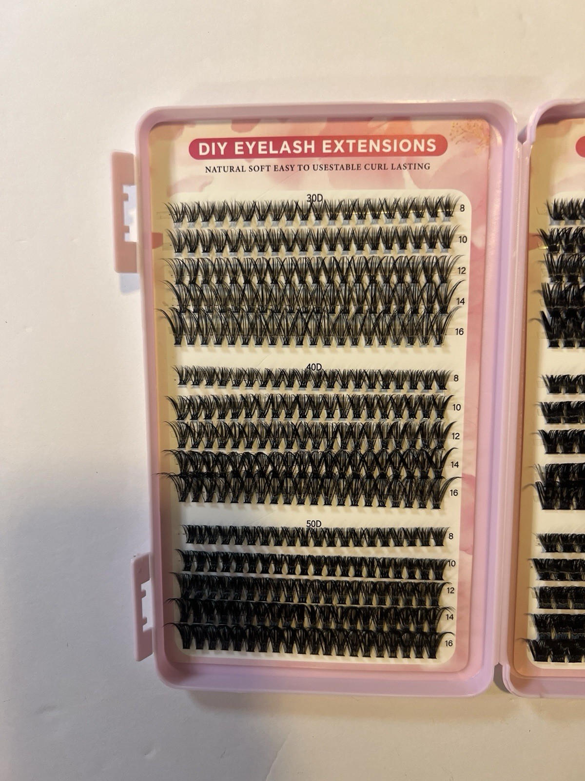 DIY Eyelash Extension Set Mixed Density 30D 40D 50D 60D 80D 100D D Curl 8-16mm