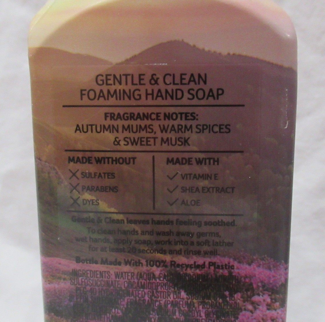 Bath & Body Works Gentle & Clean Foaming Hand Soap Set Lot 2 SWEET MUM BLOSSOM