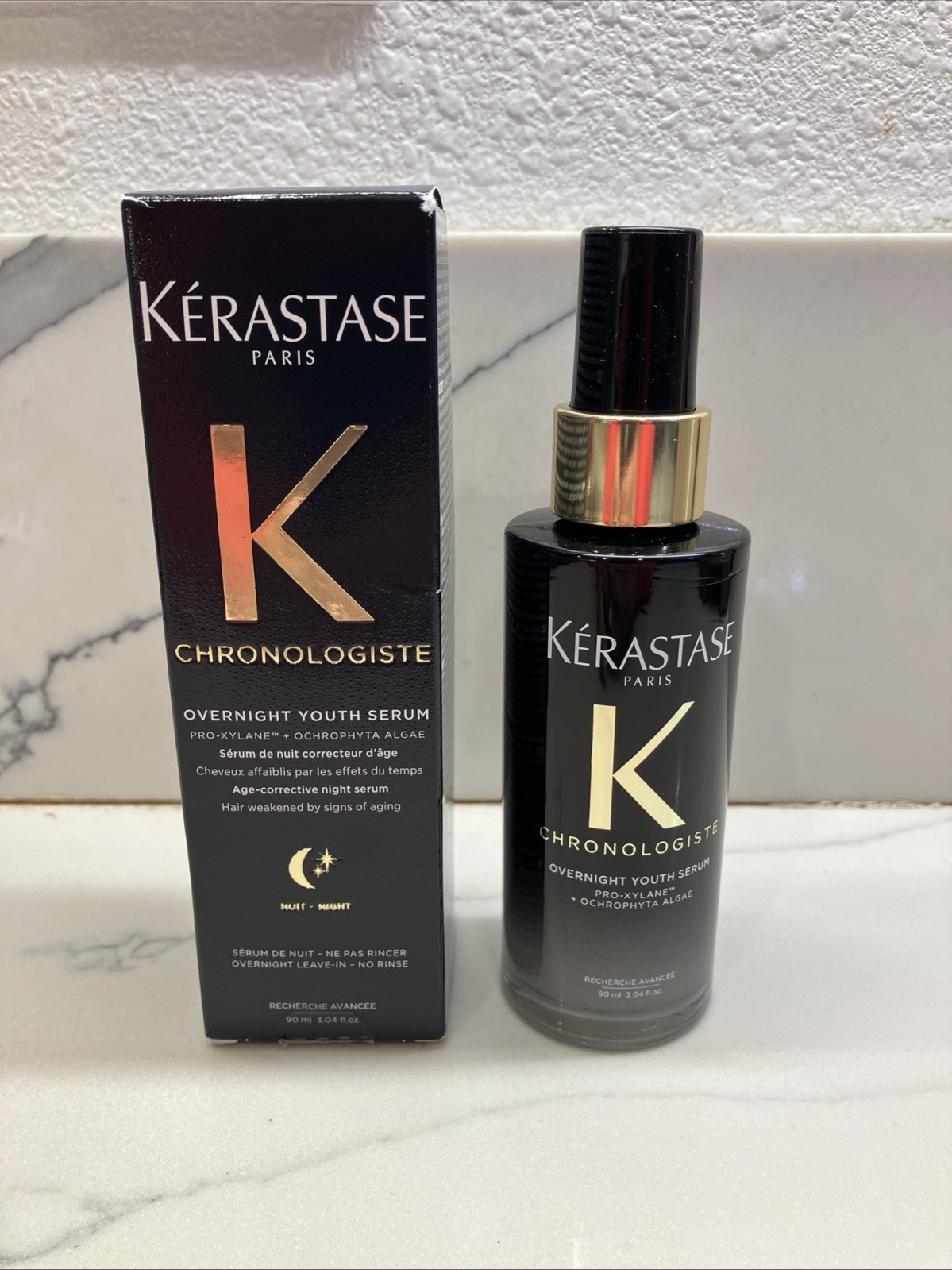 Kérastase Chronologiste Overnight Youth Serum 90ml Revitalizing Night Hair Serum