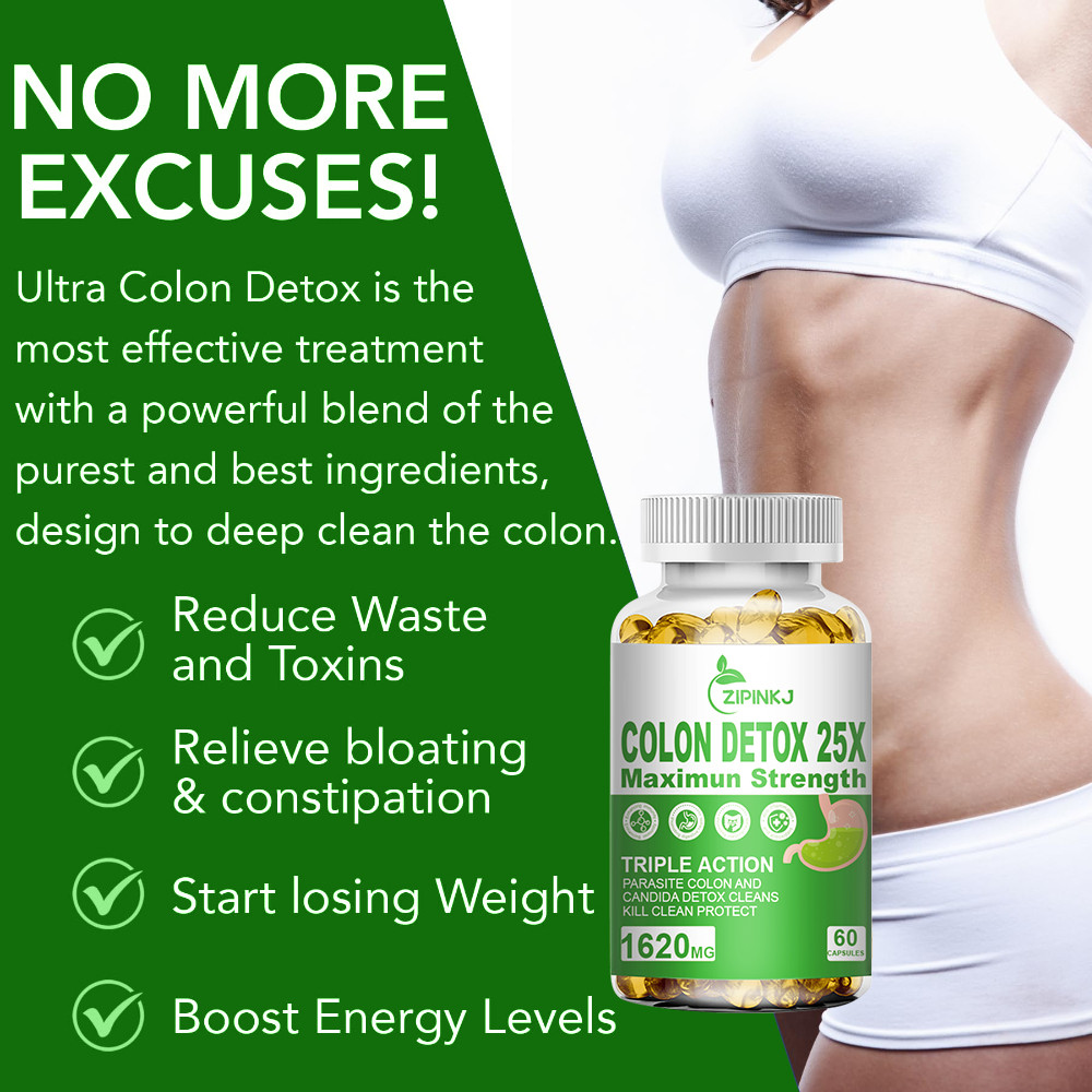 Parasite Cleanse DETOX Liver Colon Yeast Killer Pills All Natural detox candida