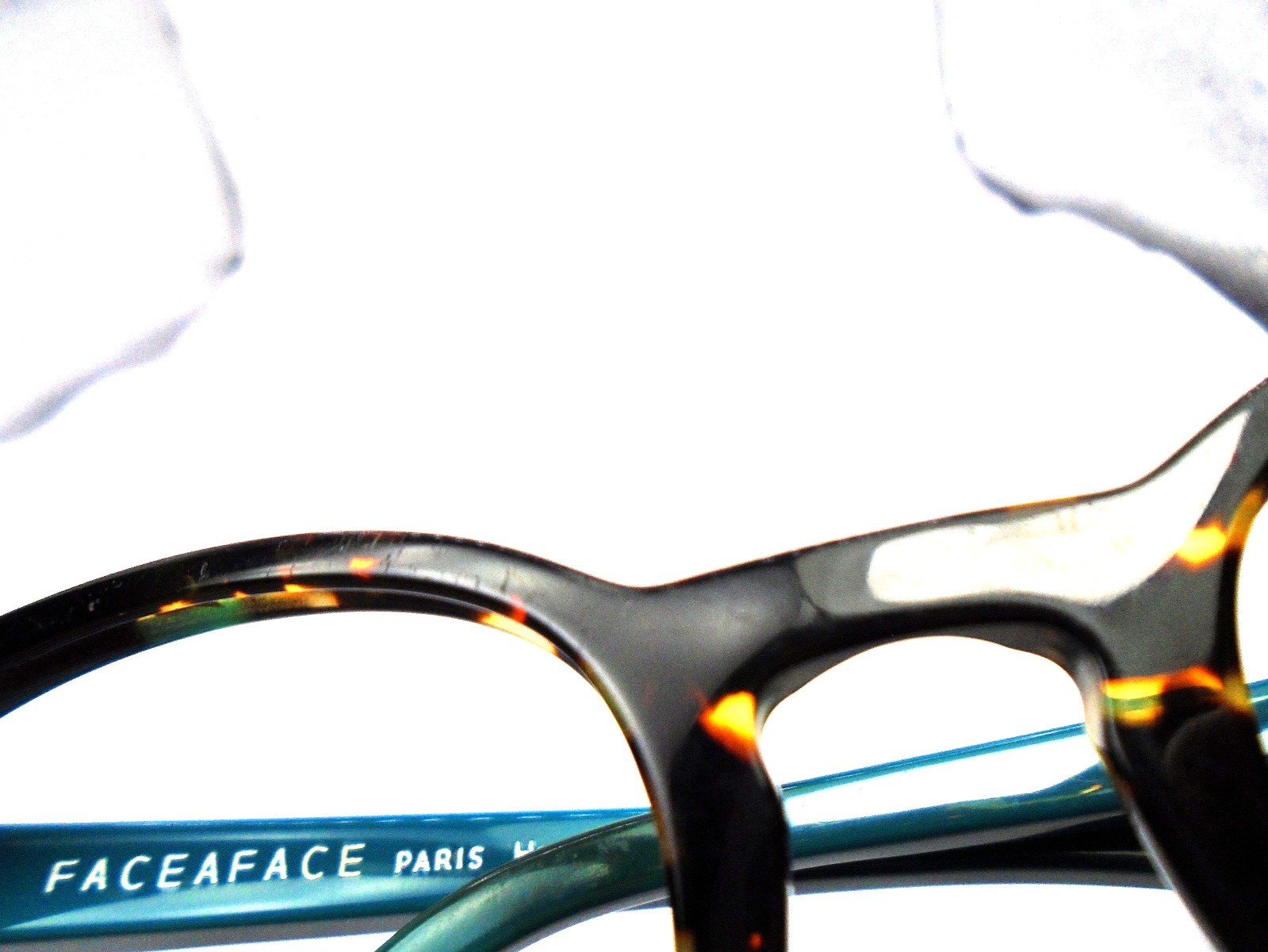 Face A Face KATES 2 Col 1805 Brown Havana/Turquoise 46-21-136 Eyeglasses Frames