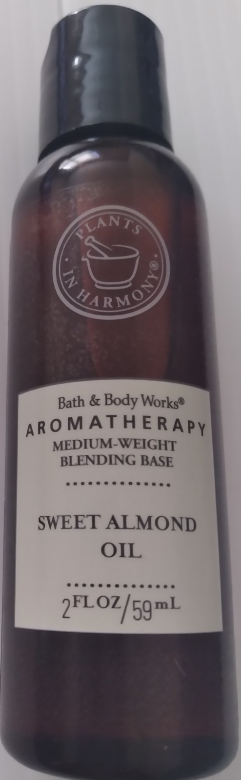 Bath & Body Works Aromatherapy Sweet Almond Oil 2 fl. oz Medium Weight Sealed