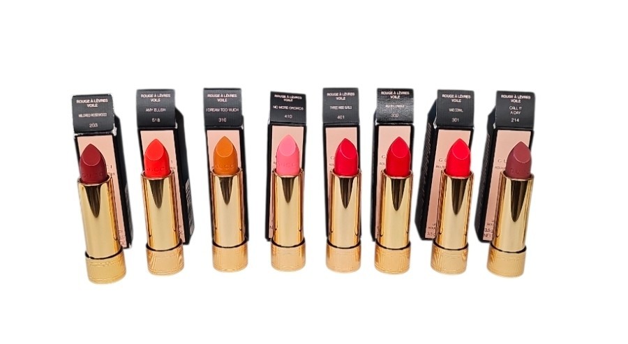 Gucci Rouge À Lévres Voile Lipstick Sheer Lip Colour NIB (CHOOSE) See Discounts