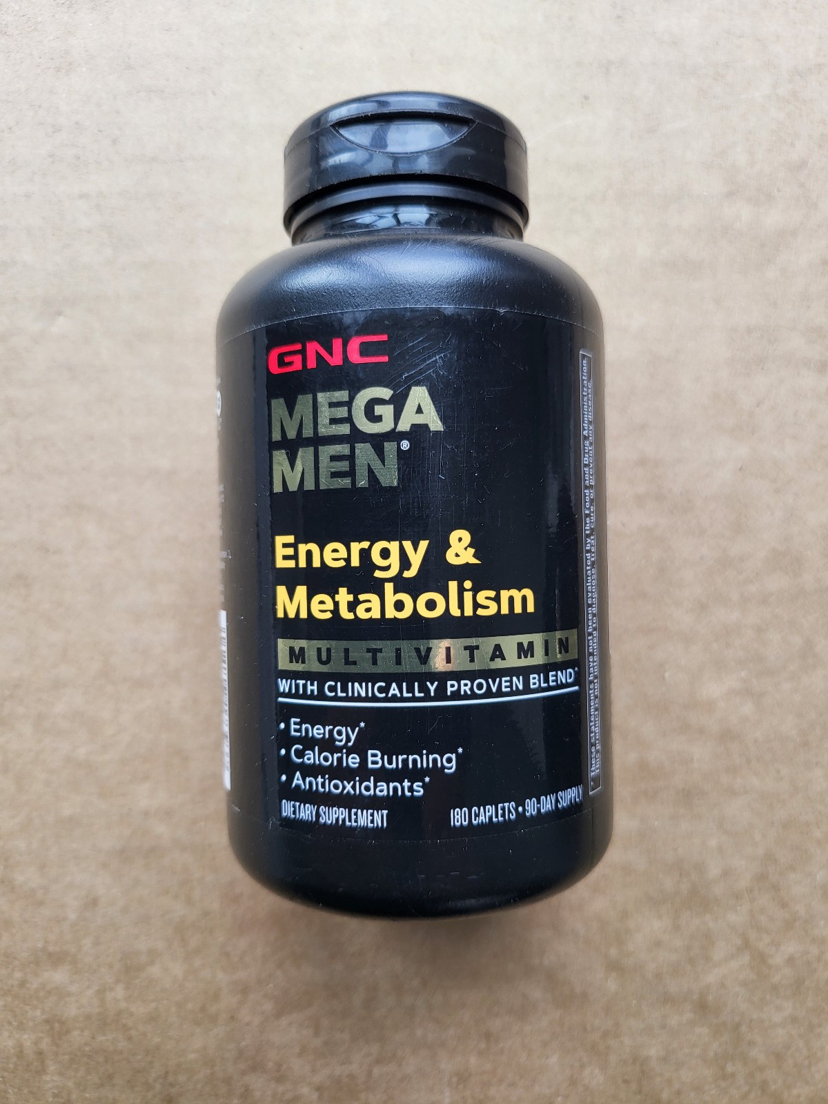 GNC Mega Men Energy/Metabolism 180 Caps