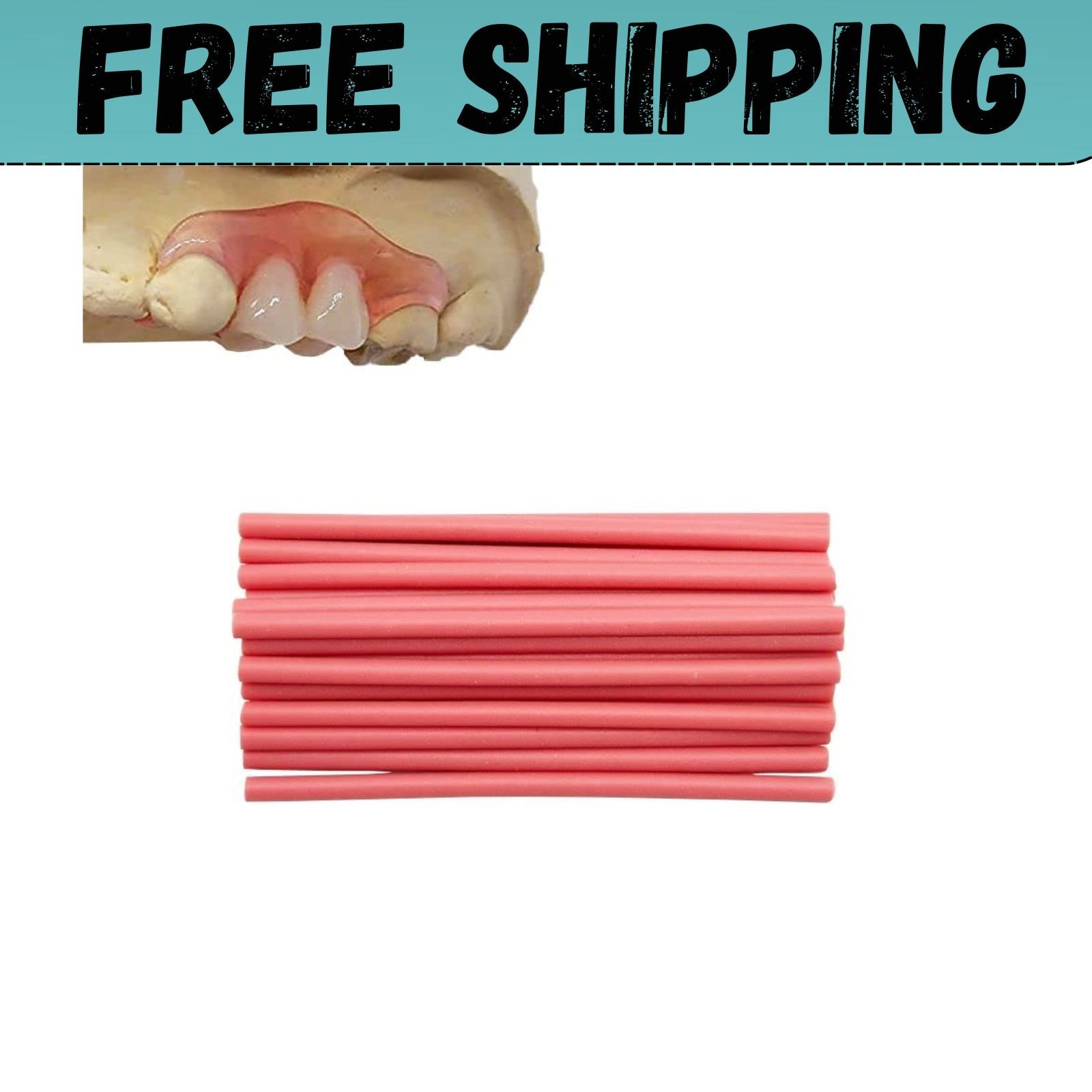 Gum Material for DIY Denture Improve Smile, Tooth Repair Kit, Teeth gum color