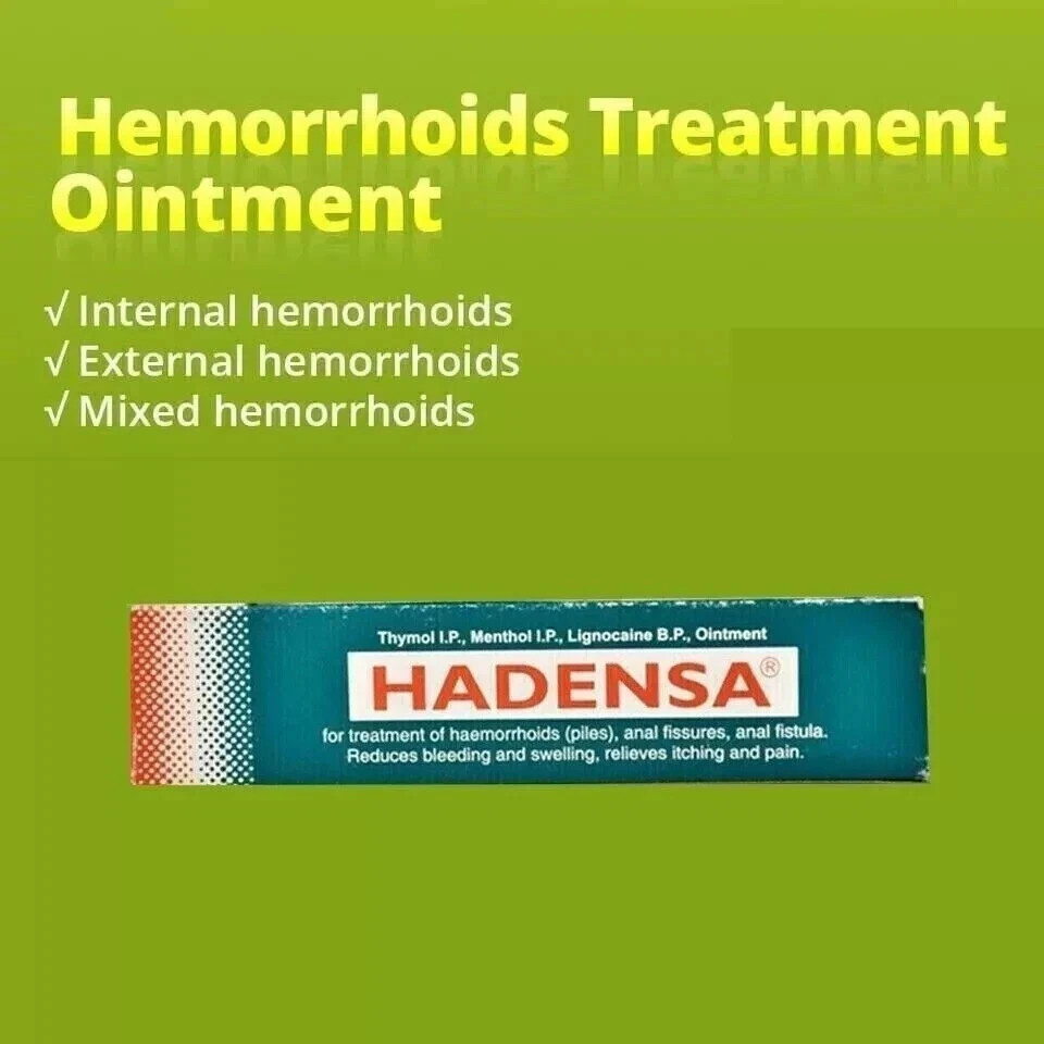 Hadensa Herbal Ointment 40g x 5 | Long Exp | Natural Relief for Hemorrhoids