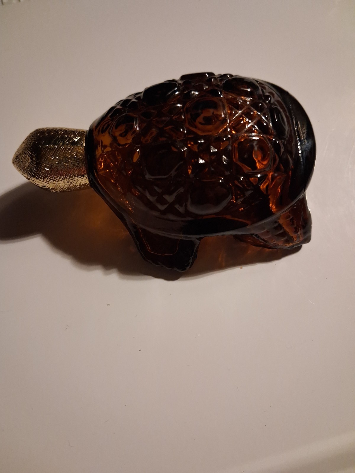 Vintage Avon Treasure Turtle Full Bottle Flield of Flowers Cologne 1 oz