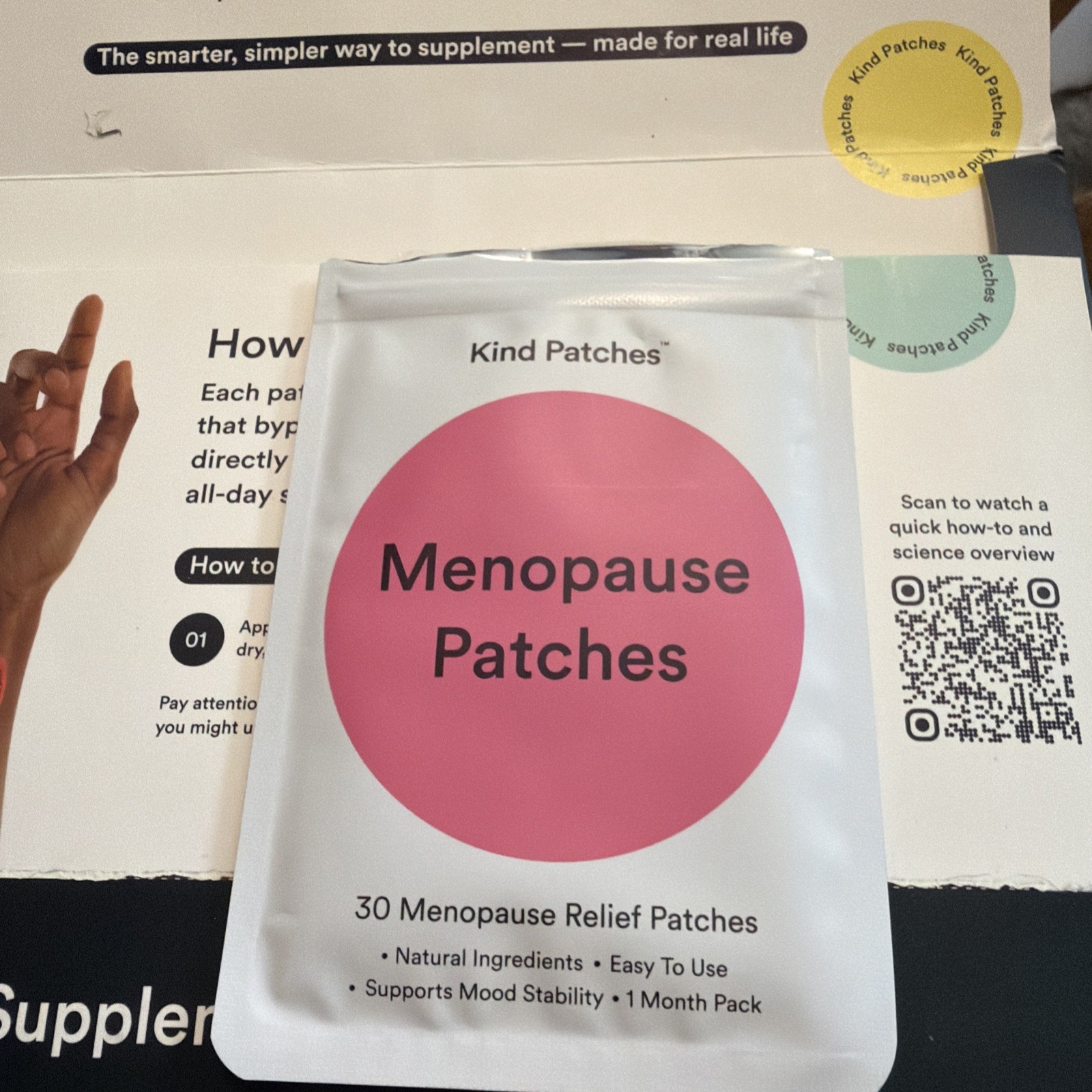 Authentic Kind Patches Menopause Patch