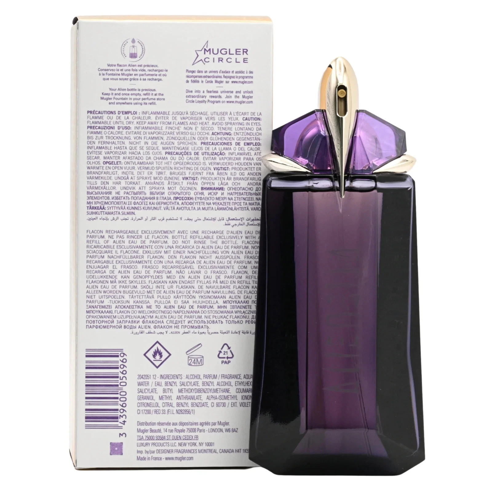 Alien by Thierry Mugler 3 oz 90 mL EDP Perfume for Women New In Box
