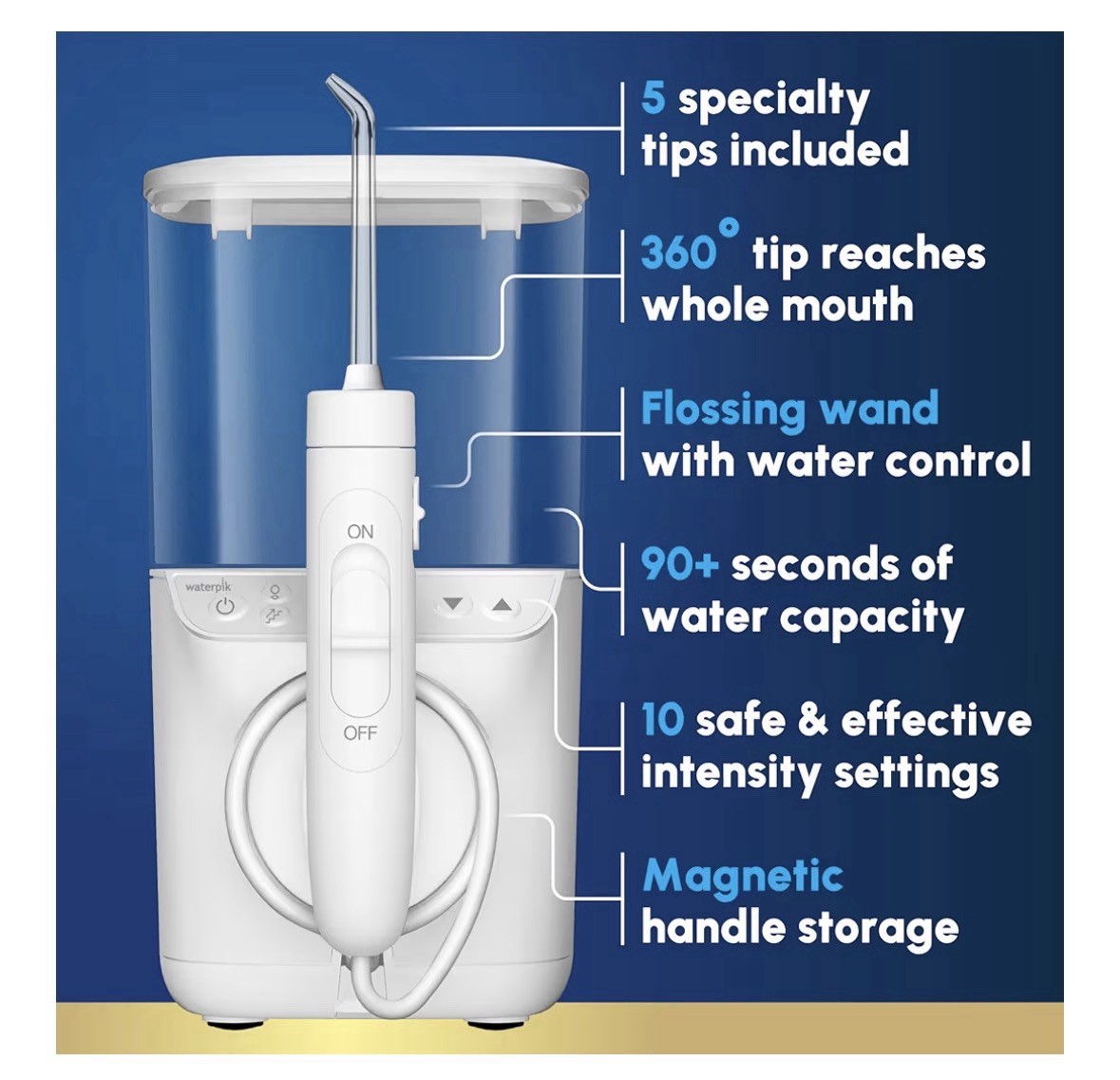 Waterpik Promax Water Flosser with Smartadvance Mode WF-23 *Sealed Tips*