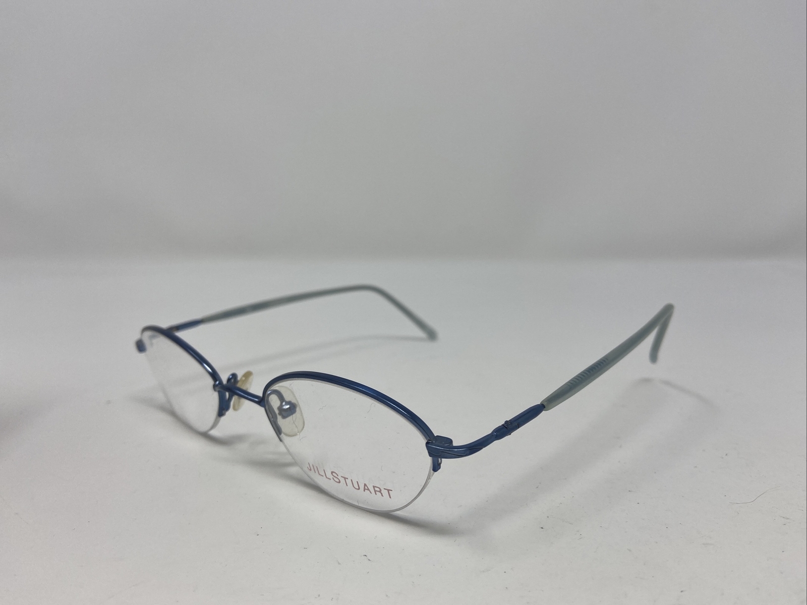 Jill Stuart Eyeglasses Frames JS 103-3 45-19-130 Blue Half Rim 3629