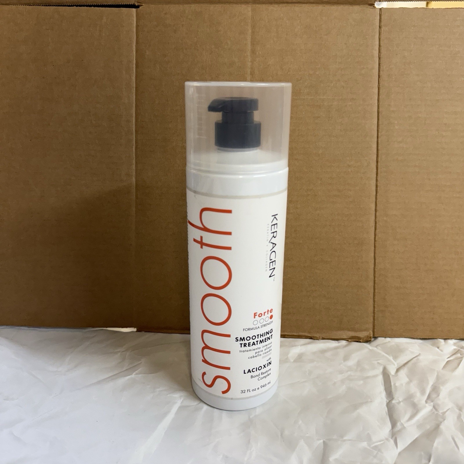 Keragen Smooth Forte Smoothing Treatment with Keratin & Collagen (32oz) PAO 18M