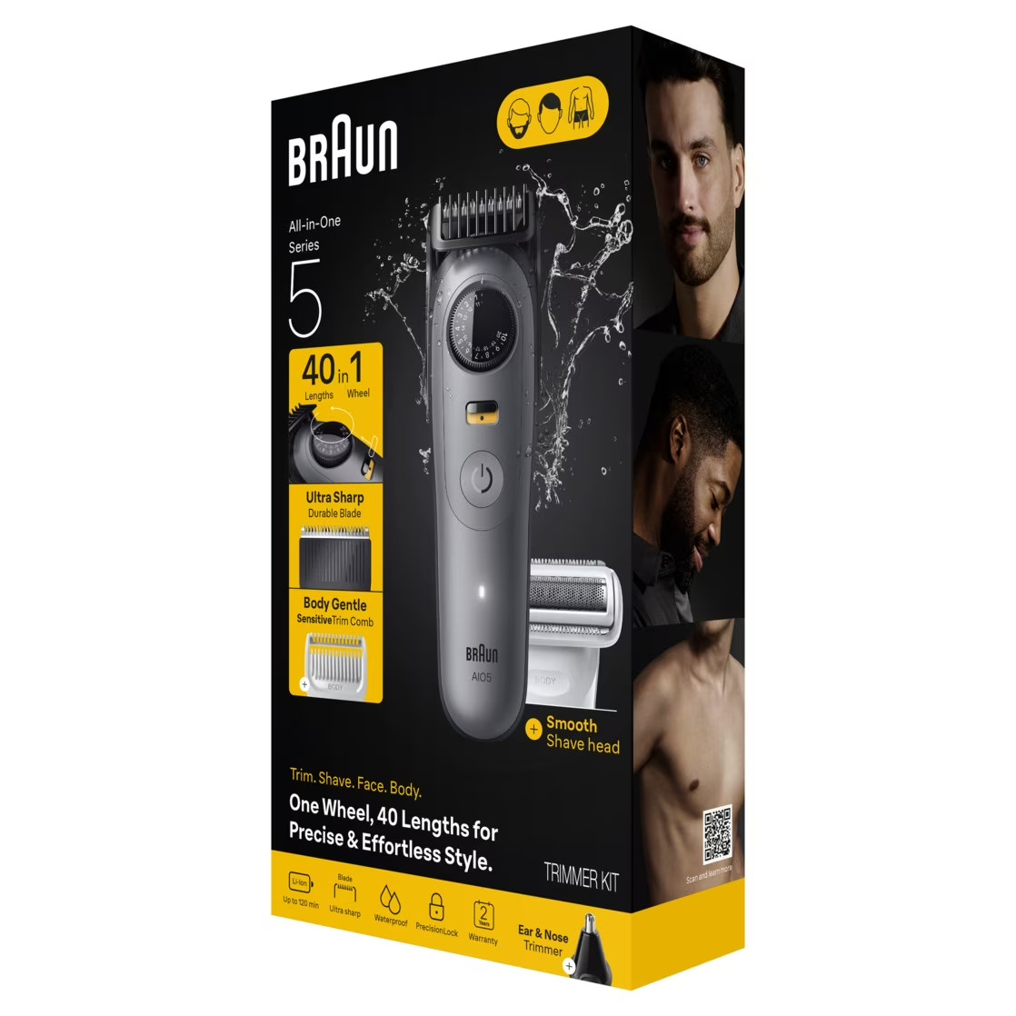 Braun All-in-One Series 5 Trimmer Kit AIO 5510 Moonstone Grey