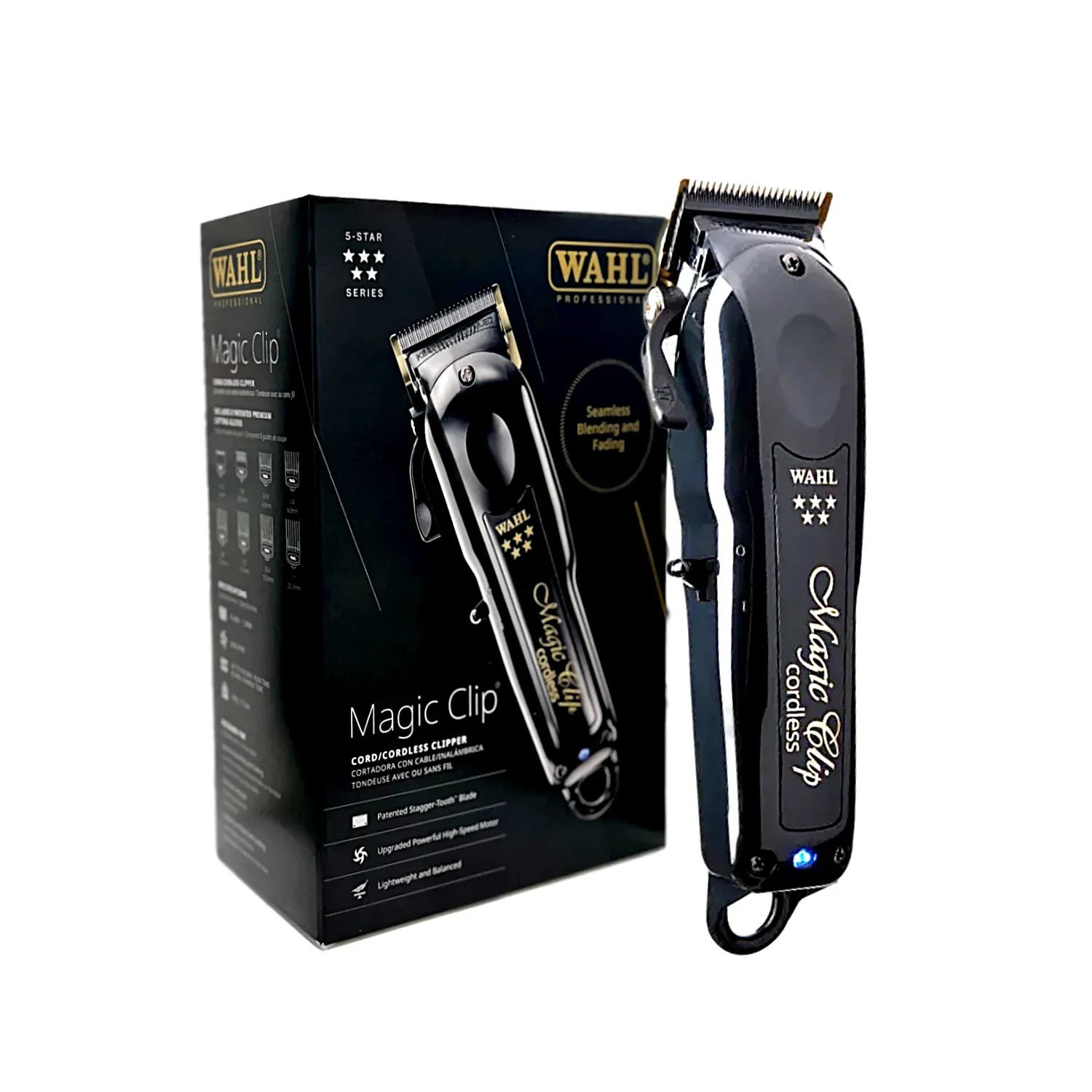 Wahl 5 Star Cordless Black Magic Clip Clipper- BRAND NEW | 3026432
