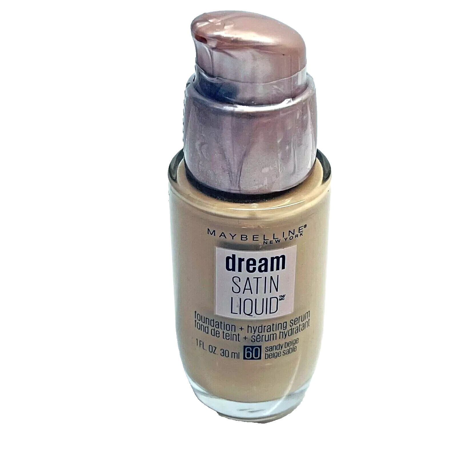 NEW Maybelline Dream Satin Liquid Foundation 60 Sandy Beige