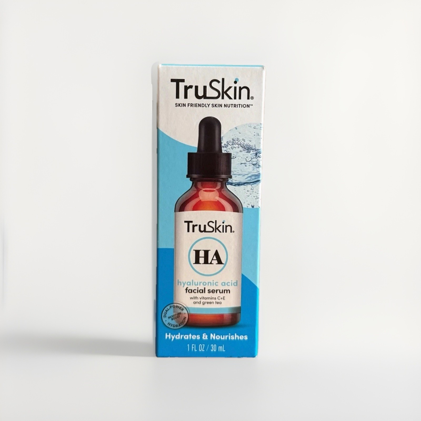 4x TruSkin Hyaluronic Acid Facial Serum, 1.0fl oz Vitamins C + E & Green Tea New