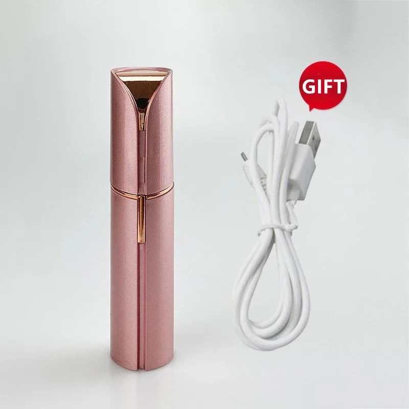 2024 New Epilator Face Hair Removal Lipstick Shaver USB Electric Eyebrow Trimmer