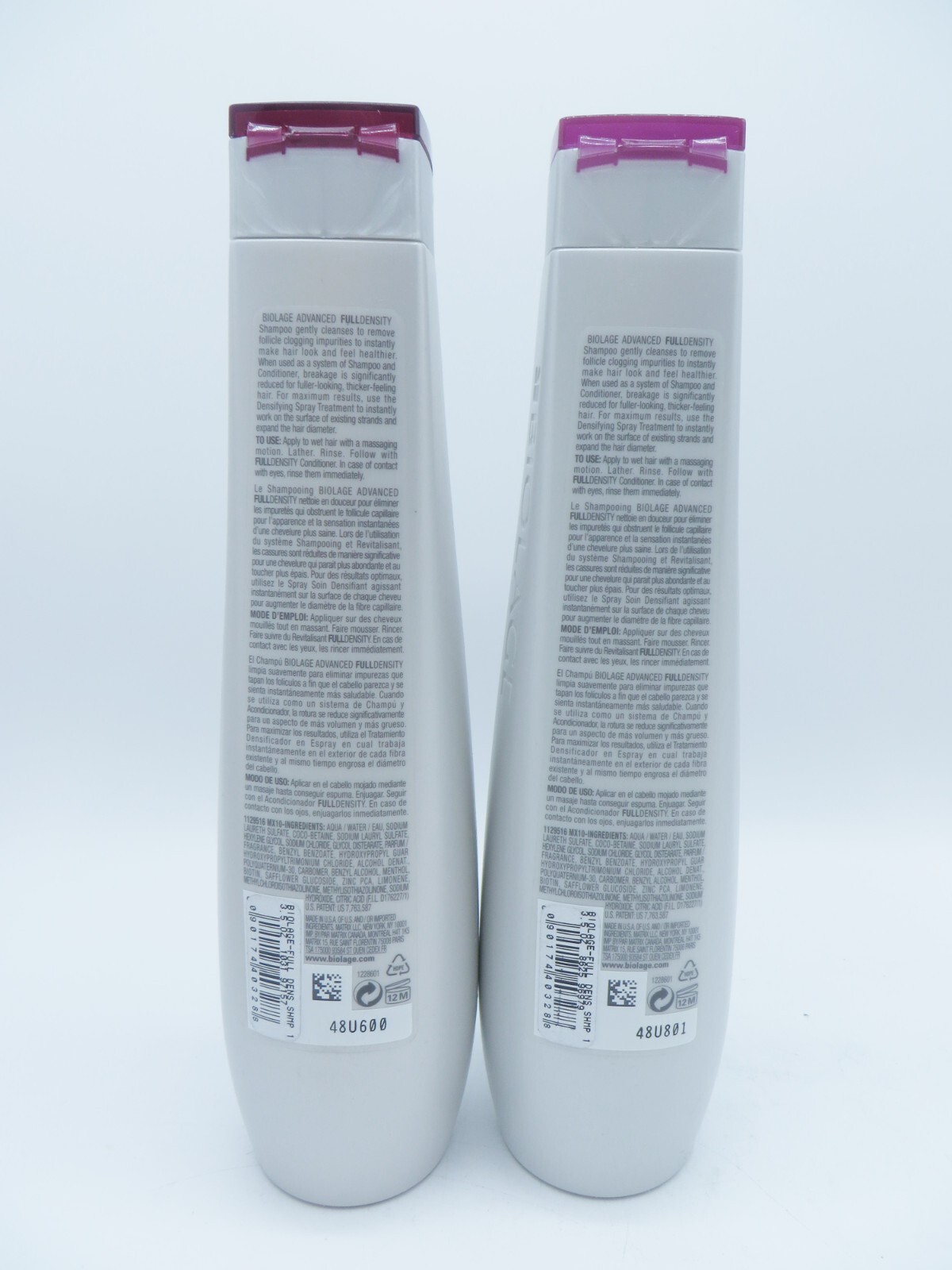 MATRIX FULL DENSITY SHAMPOO FOR THIN HAIR 13.5 OZ (Lot of 2)