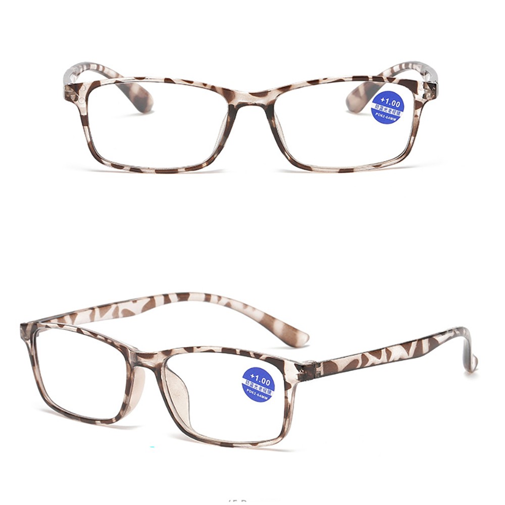 Lightweight Reading Glasses Anti Blue Light Eyewear Rectangular Computer Readers