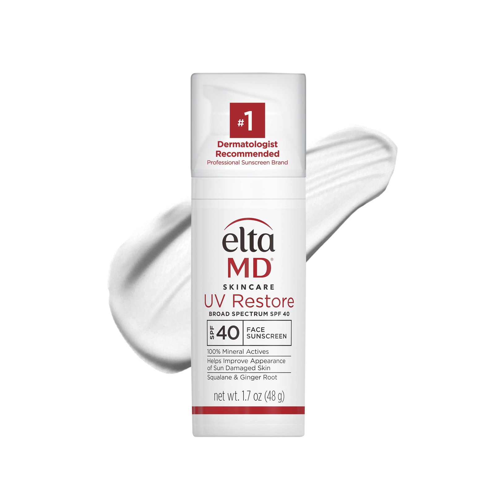 EltaMD UV Restore Face 1.7 Fl Oz (Pack of 1), 02 – Untinted (1.7 oz)