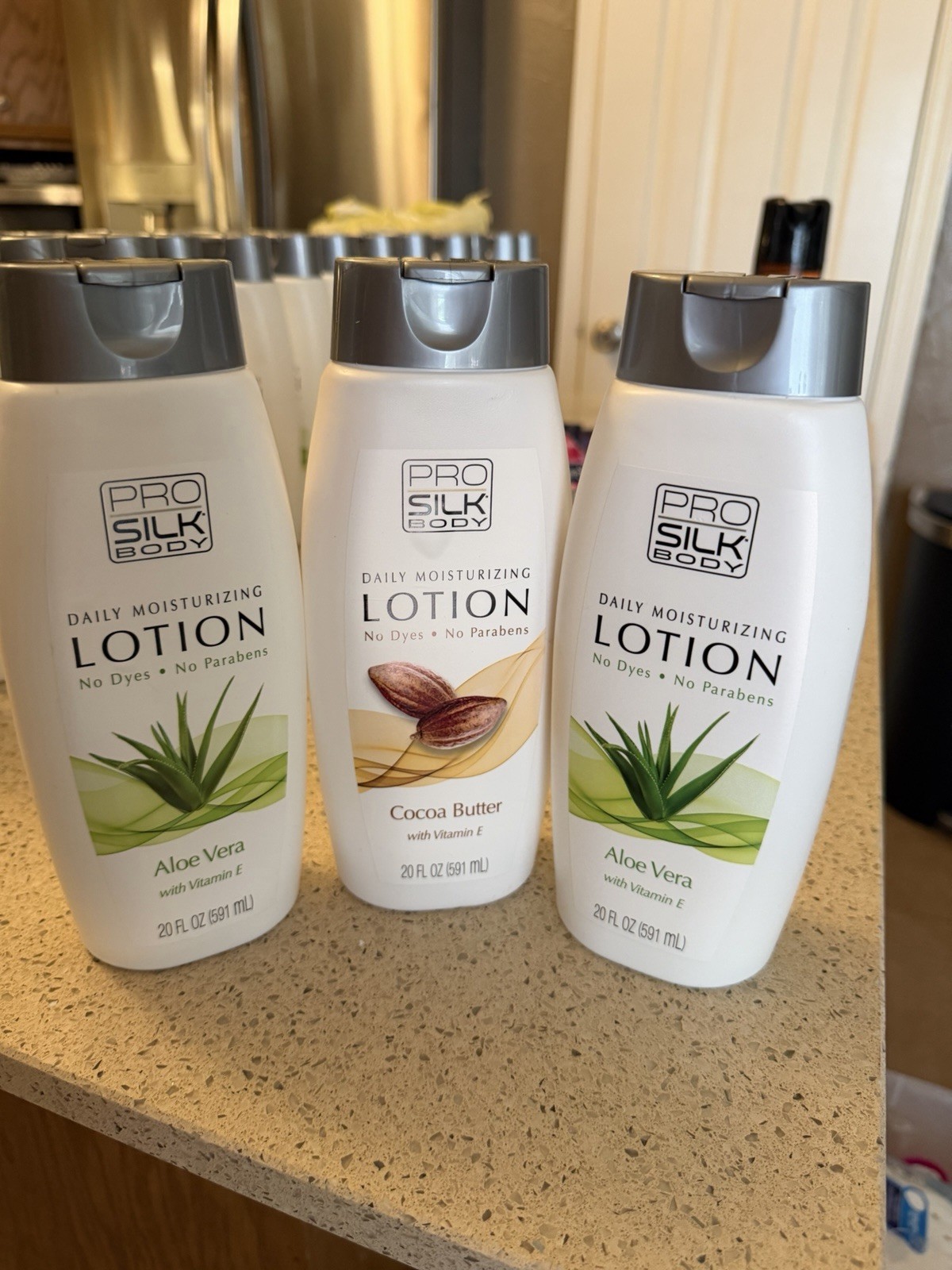 Pro Silk Body Daily Moisturizing Lotion 20 fl oz Aloe Vera Cocoa Butter