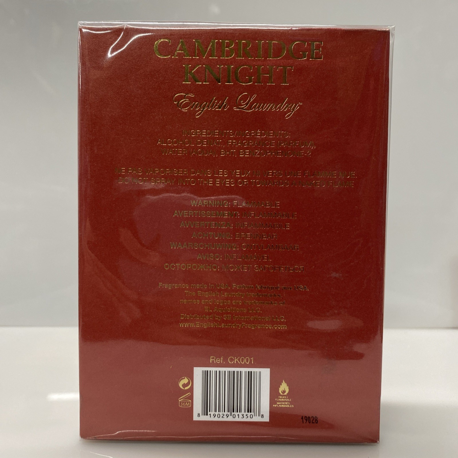 Cambridge Knight JP Men English Laundry 3.4 oz EDP Spray